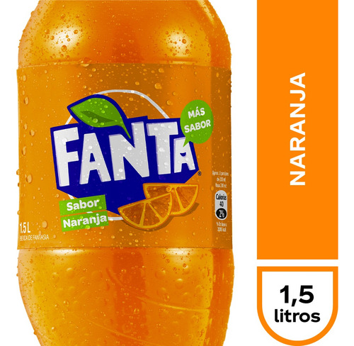 Fanta Original 1.5 L - Pack 6 Botellas