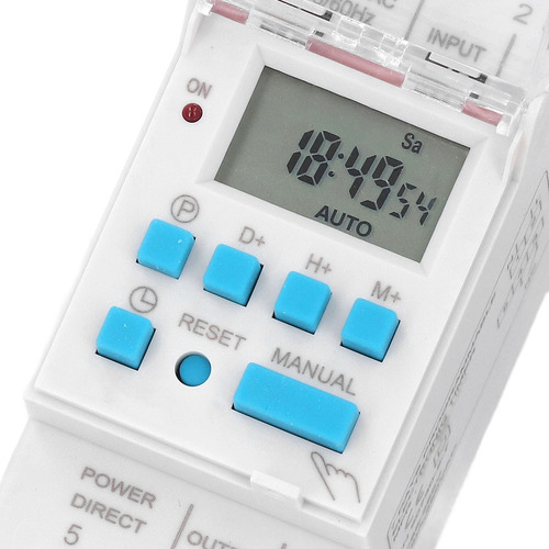 Temporizador Digital Programable De 7 Días Con Pantalla Lcd