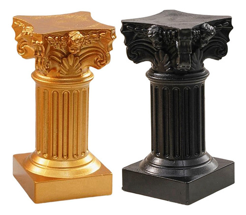 2x Pilar Romano Griega Estatuas Pedestal Soportes
