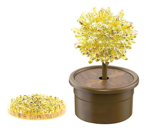 Kit De Cultivo De Cristal Novedoso, Juguete Amarillo