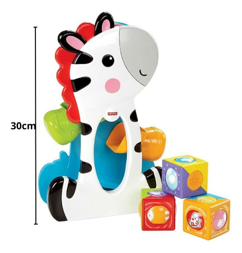 Mattel Fp Zebra Blocos Surpresa Cgn63 Quantidade de peças 3