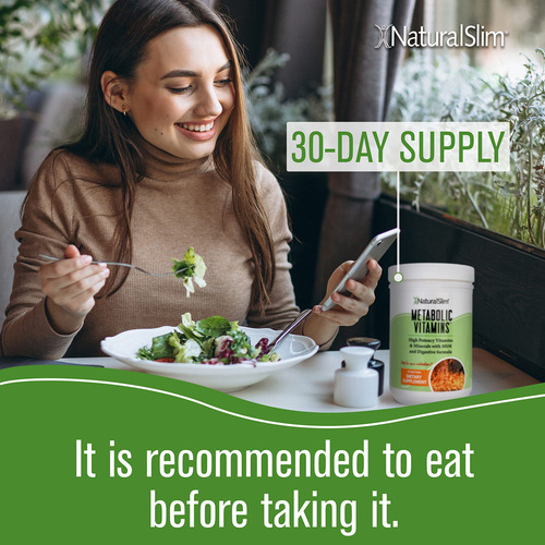 Suplementos Naturalslim Metabolic Vitamins, Pacote Com 2