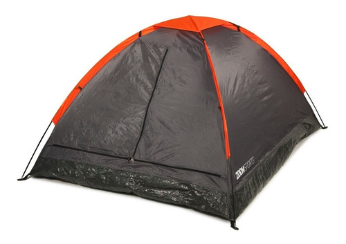 Carpa Igloo Zoom Sports Camping Zo2130 Gris Y Naranja