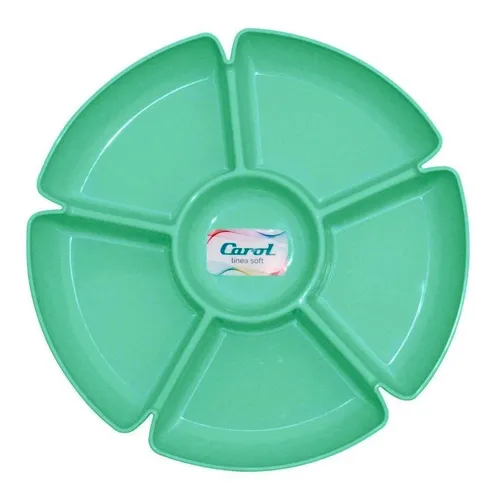 comprar Copetinero Plástico Carol Con 6 Divisores Copetín Cazuela