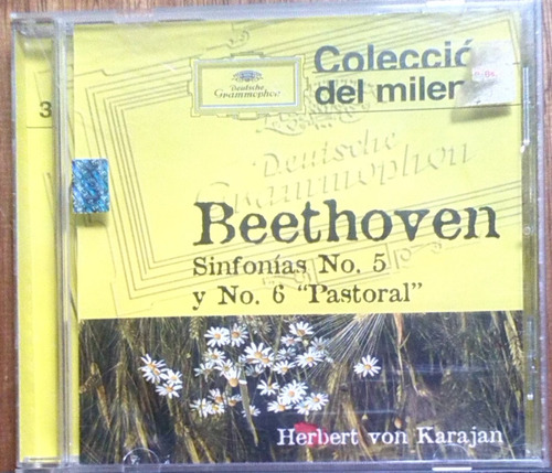 Cd Beethoven Sinfonias N°5 Y N°6 Pastoral - Original