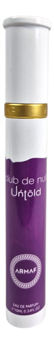 Armaf Club De Nuit Untold Edp 10ml Spray Mujer Viaje