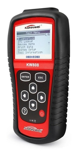 Scanner Automotriz  Kw808 Obd2 / Obd-ii Multimarcas