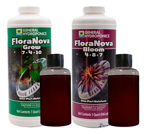 General Hydroponics Flora Nova Grow + Bloom 120 Ml Nutriente