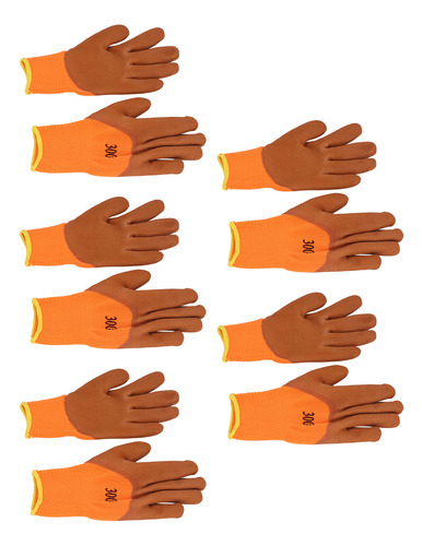 Guantes De Trabajo De Invierno, 5 Pares, Resistentes Al Desg