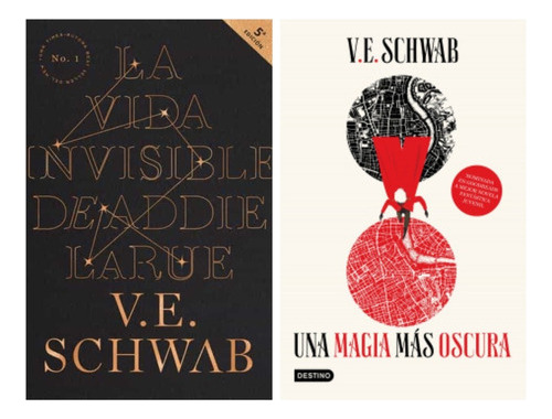 2 Libros Victoria Schwab Magia Oscura + Vida Invisible Urano