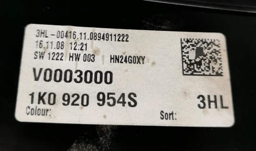 Cluster Velocimetro Jetta Bora 2008-2009-2010 1k0920954s (Usado)