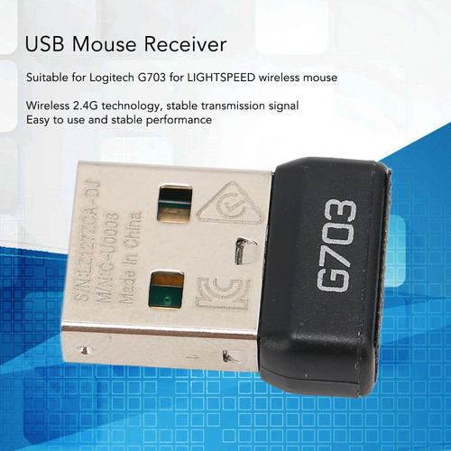 Receptor De Ratón Usb Para Logitech G703 Para Lightspeed