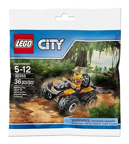 Coche Atv Lego City Jungle 30355 Con Minifigure 2017 (polyba