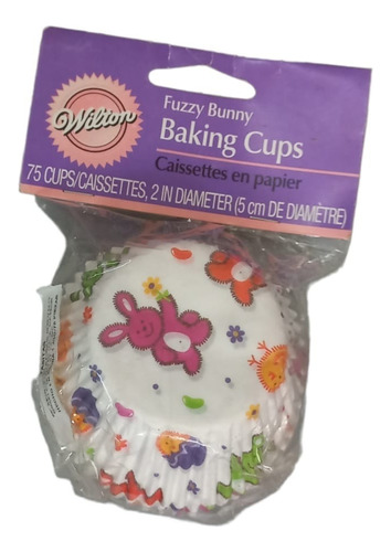 * 75 Capacillos Conejos Huevos Pascua Wilton Cupcakes Fondan