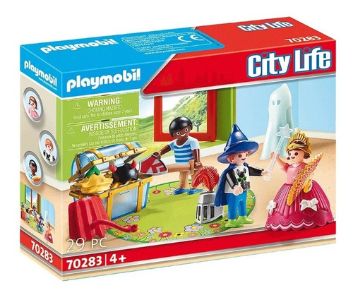 Figuras Para Armar Playmobil City Life Niños Con Disfraces 29 Piezas 3+