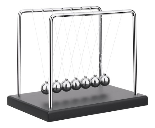 Newtons Cradle Balance Balls Science Physics Gadget Deskt...