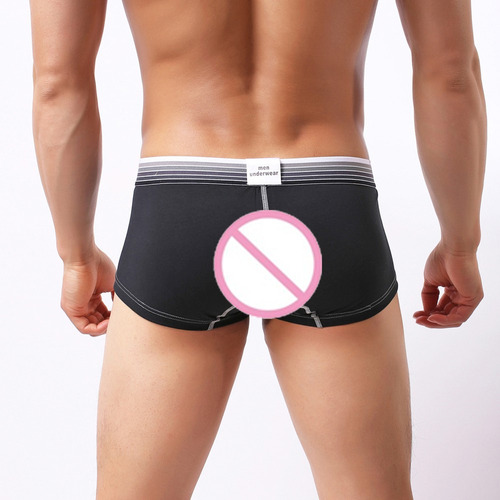 Calzoncillos Bóxer A Rayas Para Hombre 2024 Con Bolsa Integr