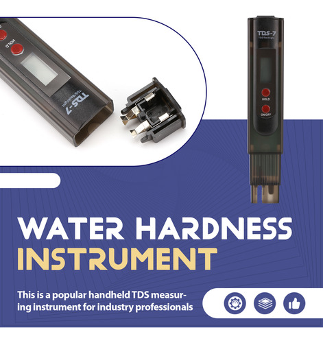 Instrumento De Dureza Del Agua De Alta Precisión Ec Tds Test