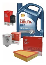 Comprar Aceite Shell Helix Hx7 10w40 + 3 Filtros Vw Gol Trend 1.6
