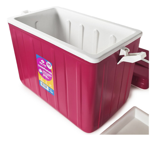 Conservadora Térmica C/ Canilla Desagote Deses Plast 30 Lts Color Rosa Chicle