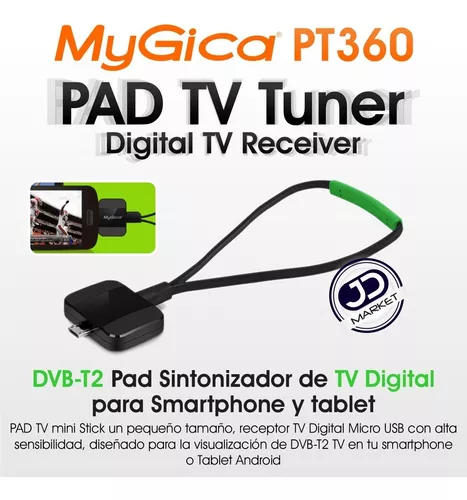 Sintonizador De Tv Digital Tdt Para Tablet, Mygica Pt360