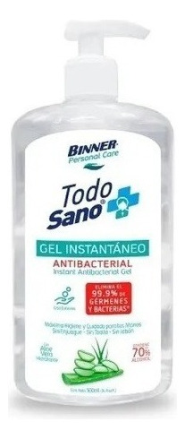 Gel Antibacterial Instantáneo Con Aloe Vera Hidratante 500ml