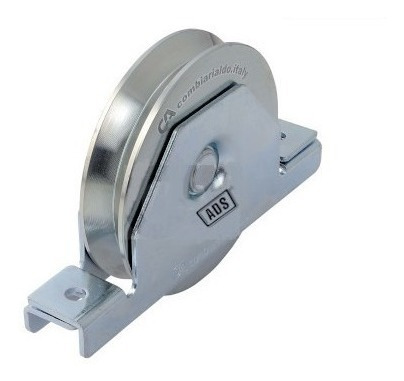 Rueda U C/base 16cm 300k Para Portón Tipo Master Rail 2 Pz