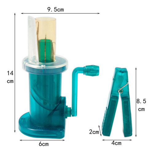 Mini Máquina De Tejer De Plástico Para Bufandas, Verde