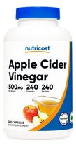 Comprar Nutricost Suplemento En Cápsula Suplementos Vinagre De Manzana En Frasco De 0ml 240 Un