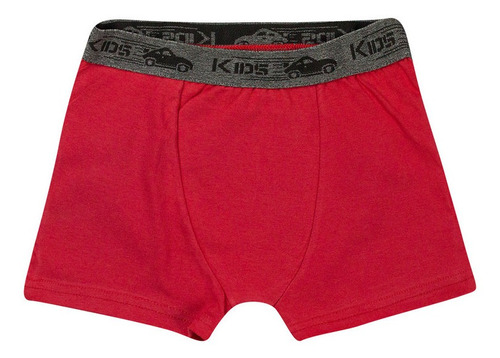 Kit Com 3 Cuecas Boxer Infantil 100% Algodão