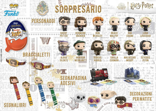 Kinder Joy Harry Potter - Bombom Chocolate 20g - Funko Pop!