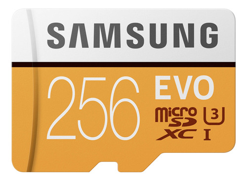 Samsung 256gb Evo Uhs-i Microsdxc Memory Card With Sd Adapte