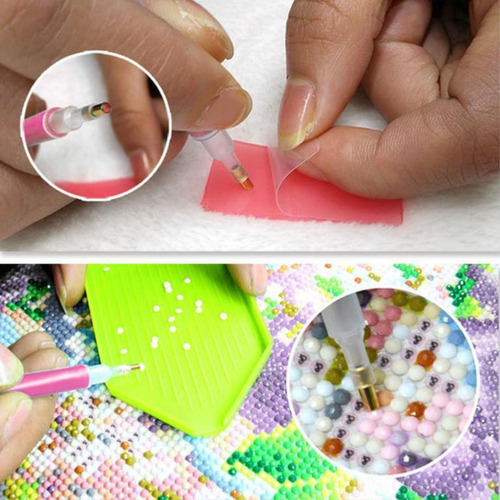 F Kit De Pintura De Diamante 5d Casas Dibu 40x30 Diamond