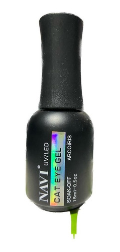 Navi 15ml Gel Arcoiris Holografico Ojo De Gato Uv/led