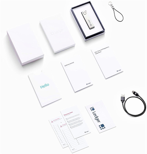 Imagen 3 de 6 de Ledger Nano X Wallet Más Accesorios Criptomonedas Bitcoin!