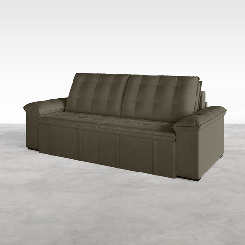 Sofá Cama Palmeira 3 Lugares Retrátil Reclinável 2,20m Wt