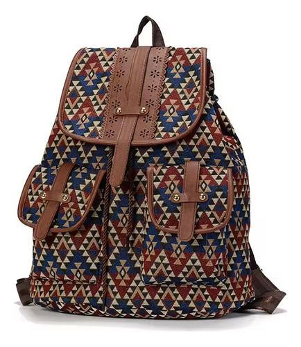 Bolso Morral Mochila Para Mujer Grande Diseño Exclusivo 