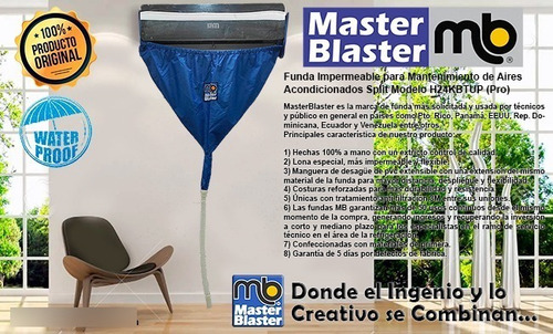 Imagen 3 de 5 de Funda De Limpieza Y Mantenimiento A/a Split Hasta 24k Btu.