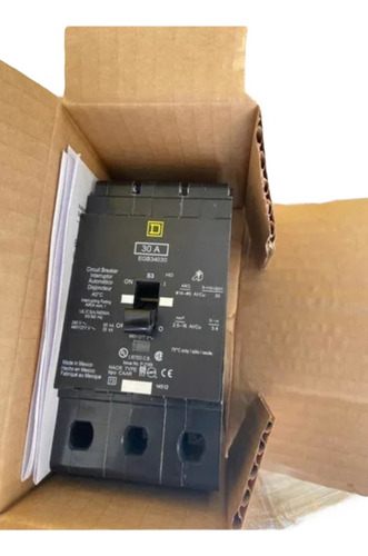 Edb34030 Square D Nueva En Caja 3x30a