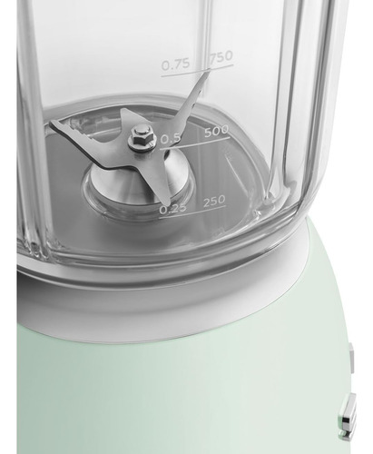 Smeg 50s Retro Novo Liquidificador De Bancada Com 4 Predefin