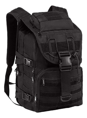 Mochila Táctica Seedary Bl013 Modular Sistema Muelle Color Negro