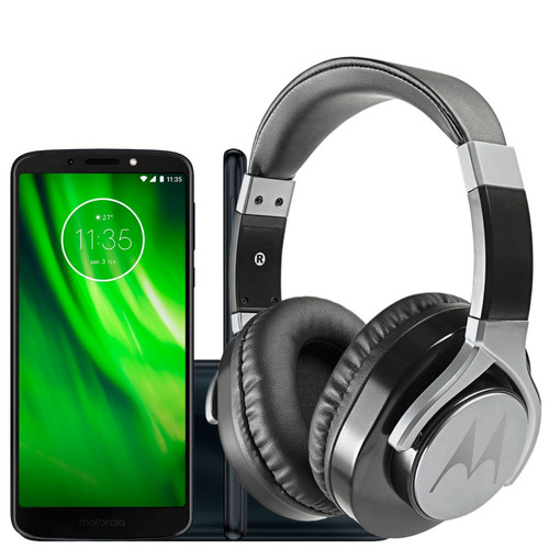 Smartphone Motorola Moto G6 Play Índigo+ Fone Pulsemax Preto
