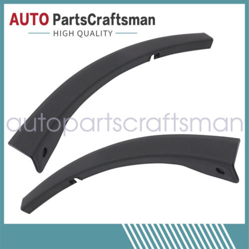 2pcs Front Bumper End Caps Fits Toyota Rav4 Textured Rig Ttt