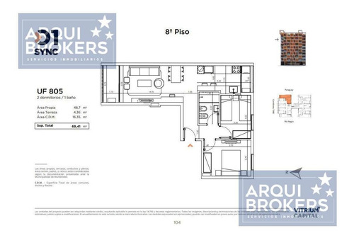 Imagen 2 de 15 de Venta Apartamento Dos Dormitorios En Barrio Sur - 805