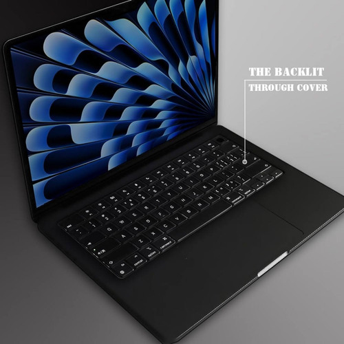 Protector De Teclado Inglés Para Macbook Air 15 M3 A3114