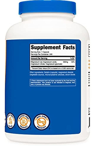 Nutricost Glucosamina 1800 Mg Con Condroitina Y Msm, 240 Tab