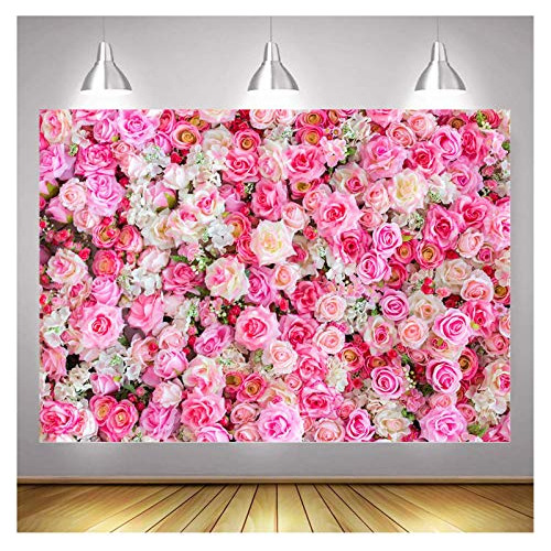 Xll 3d Pink Rose Flower Theme Foto Fondo Boda De Ty2lv