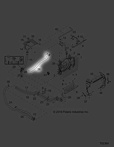 Polaris Rzr Turbo Md Intl Radiador Manguera Superior