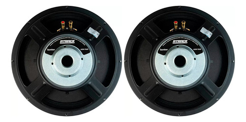Kit Bomber 2 Woofer 15 Pol Atrack 400w Rms 4 Ohms Automotivo