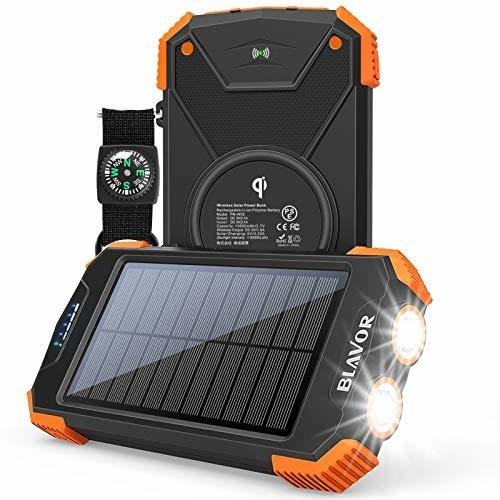 Cargador Inalàmbrico De Energía Solar 10000 Mah O 10 Amp